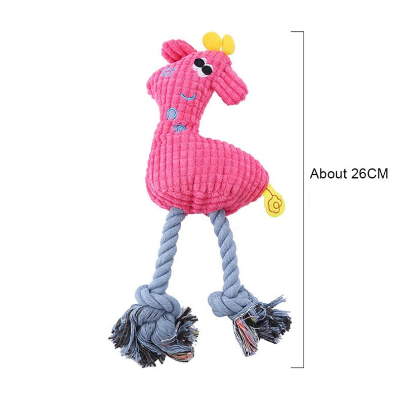 Fun Pets Toy Donkey Shape Corduroy Chew Toy