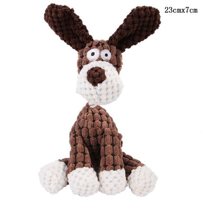 Fun Pets Toy Donkey Shape Corduroy Chew Toy