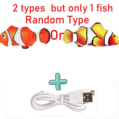 Interactive Electric floppy Fish Cat toy