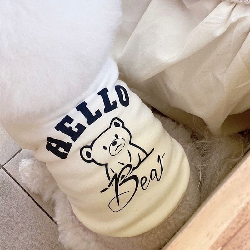 Hello Hoodie Dog Clothes T-shirt