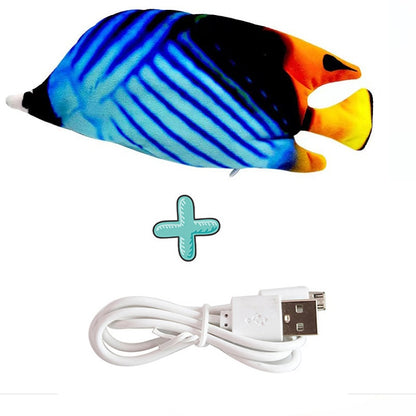 Interactive Electric floppy Fish Cat toy