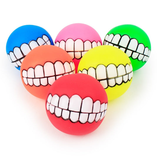 Funny Pets Dog Puppy Cat Ball Teeth Toy